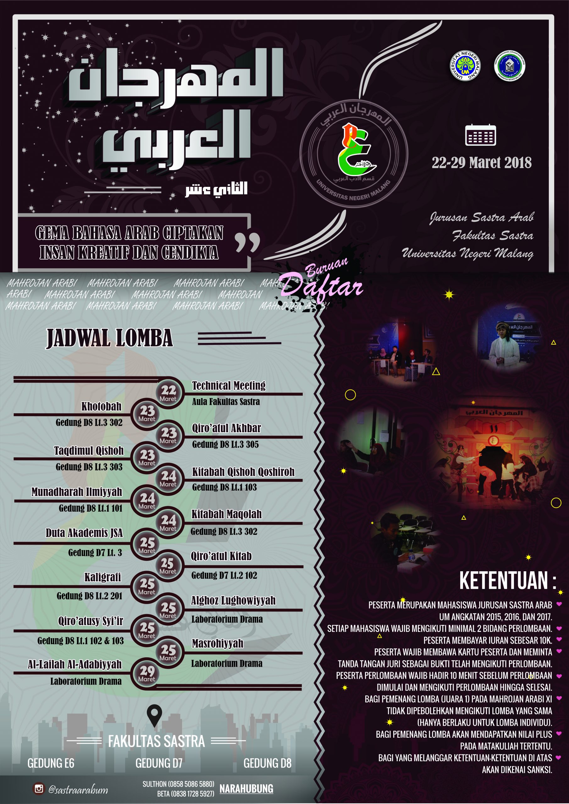 Menuju prestasi tingkat Nasional melalui Mahrojan Arabi XII