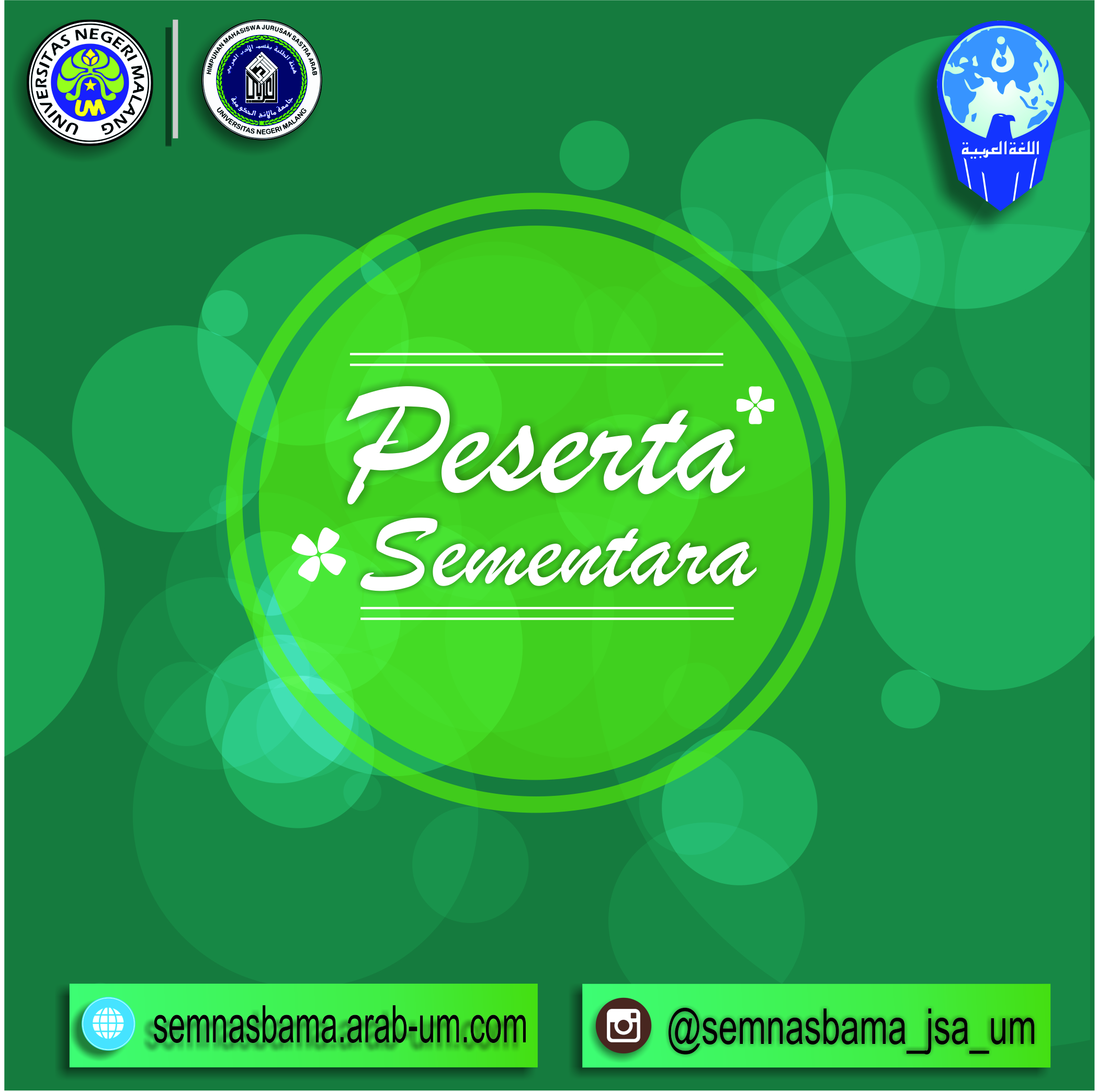 Daftar Sementara Peserta SEMNASBAMA II