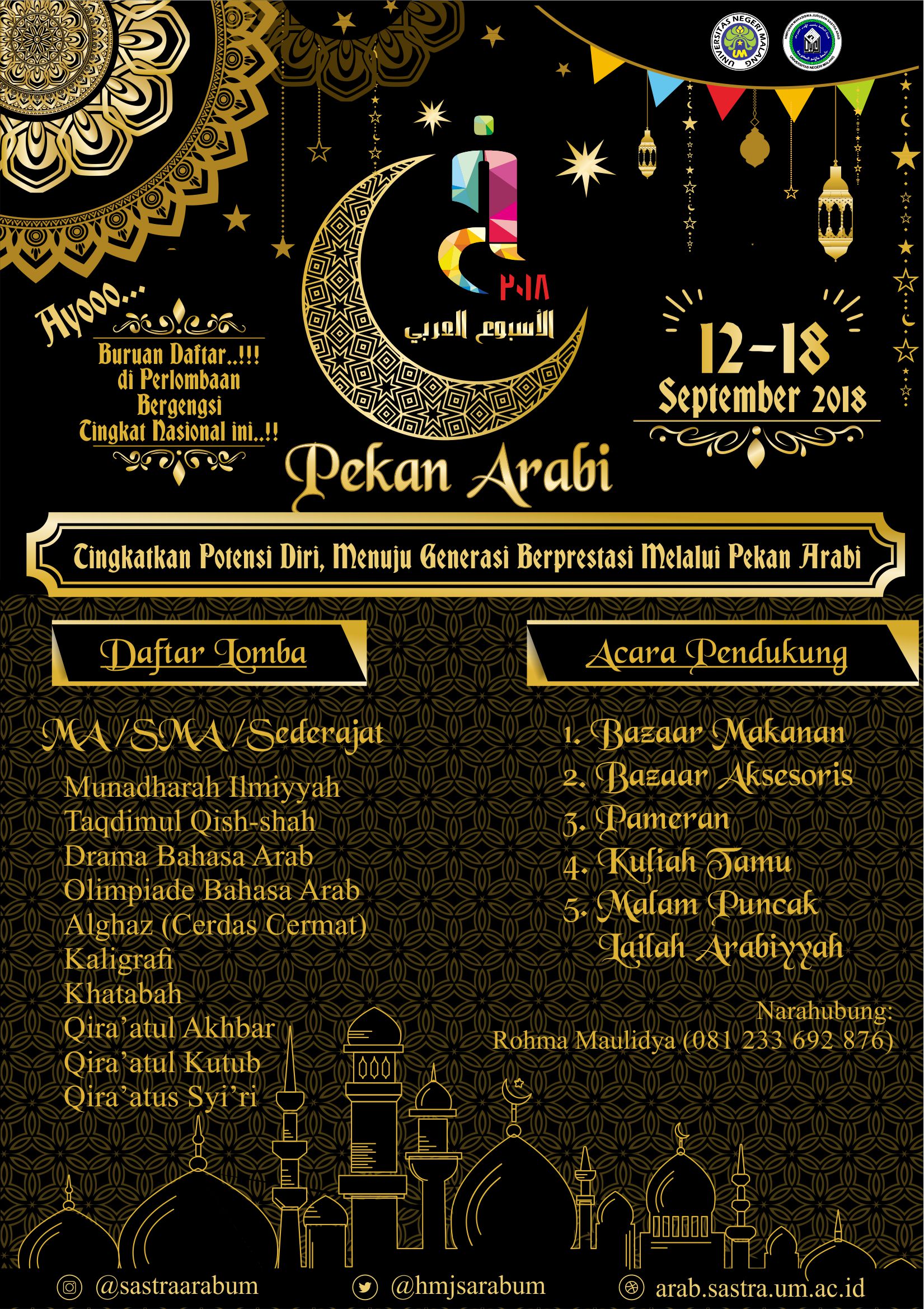 PEKAN ARABI 2018