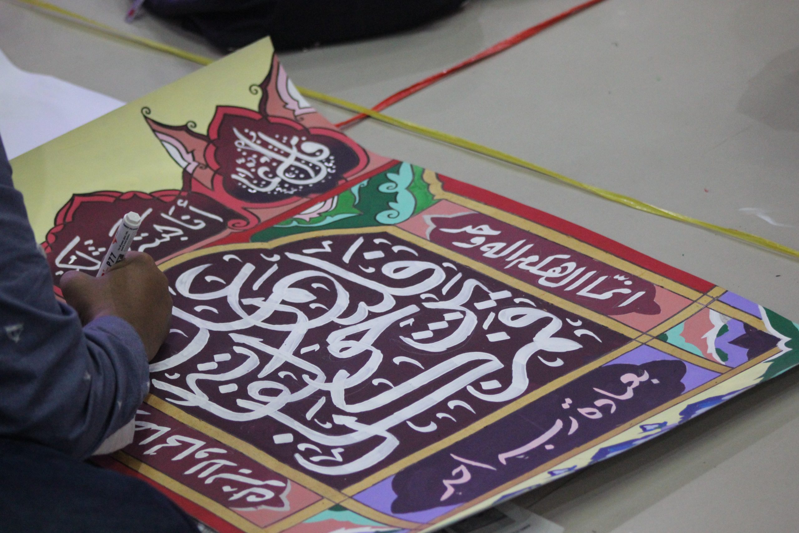 Pekan Arabi day 7: Semangat Peserta Lomba Kaligrafi Pekan Arabi 2018 dan Semangat Panitia Mempersiapkan Malam Puncak