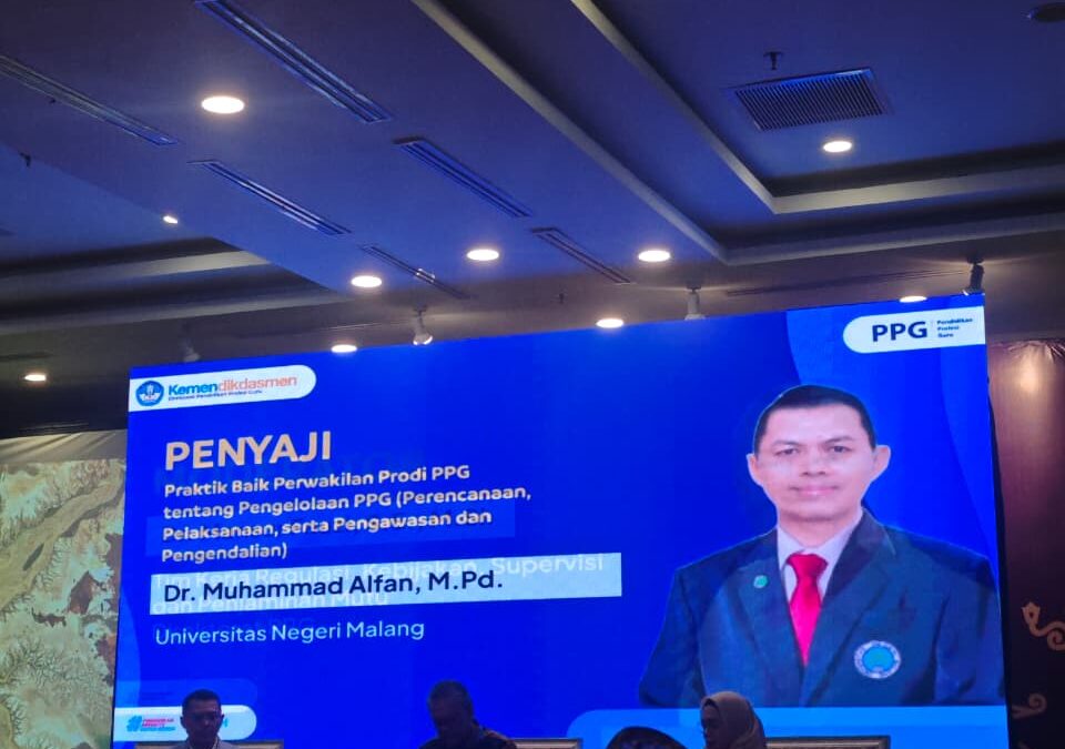 Dr. Muhammad Alfan Menjadi Narasumber Simposium Penjaminan Mutu Pendidikan Profesi Guru